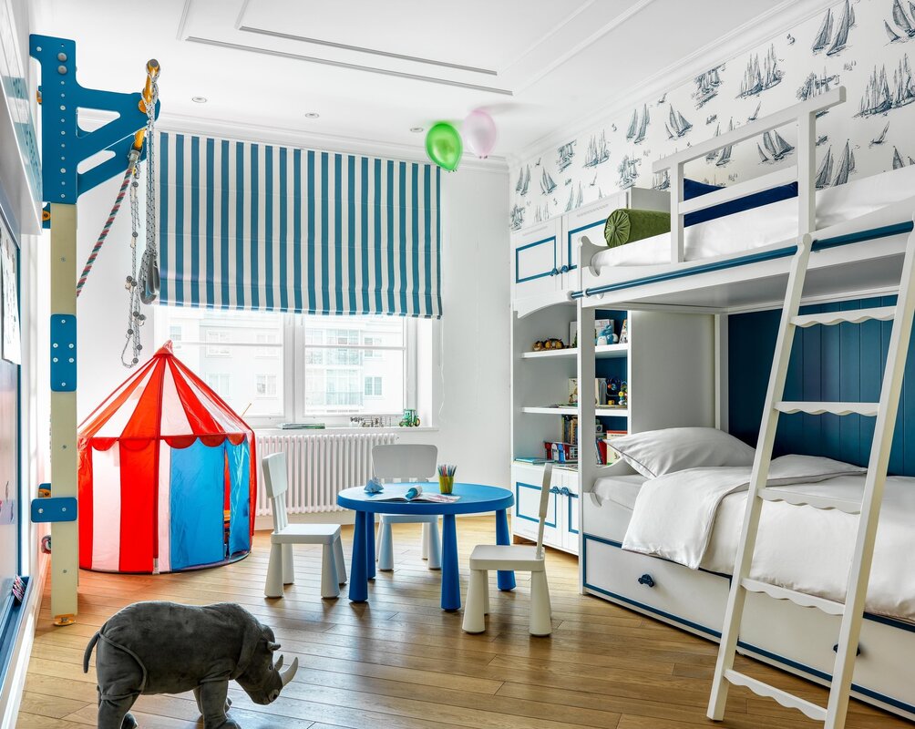 Children's room for two boys