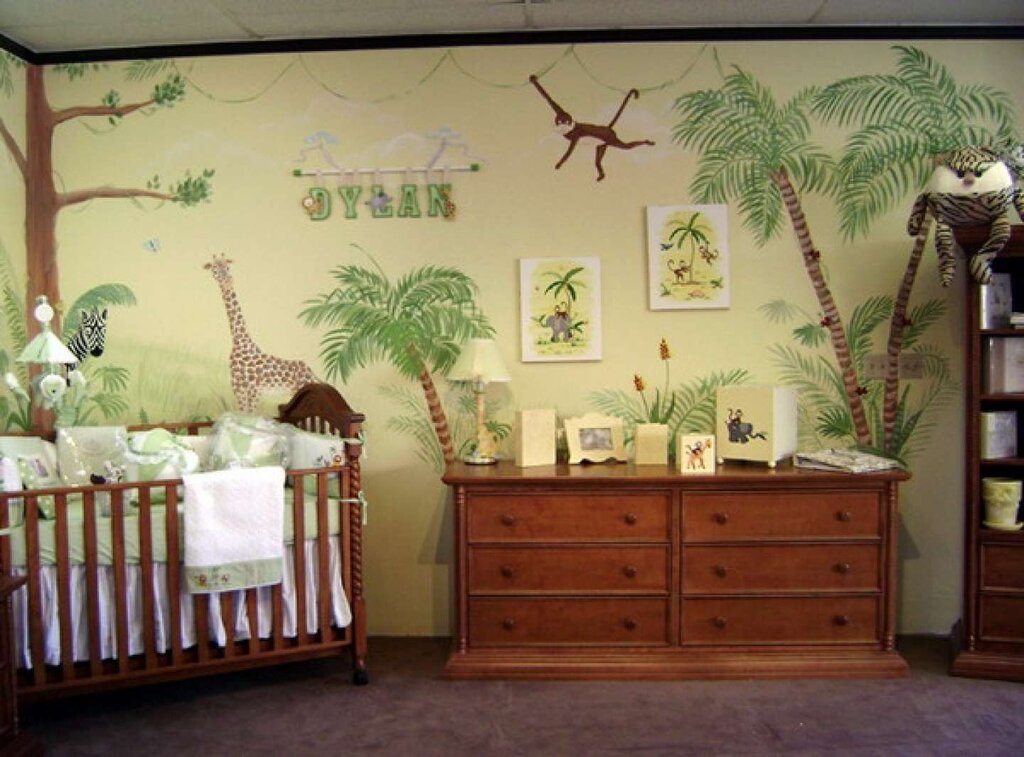 Children's room in safari style 43 фото