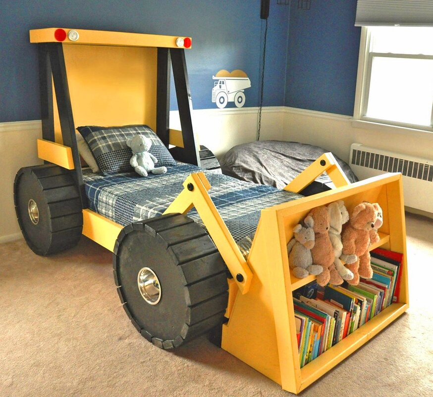 Children's bed tractor