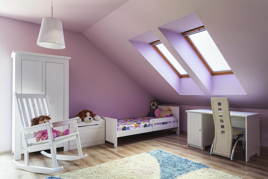 Children's attic room