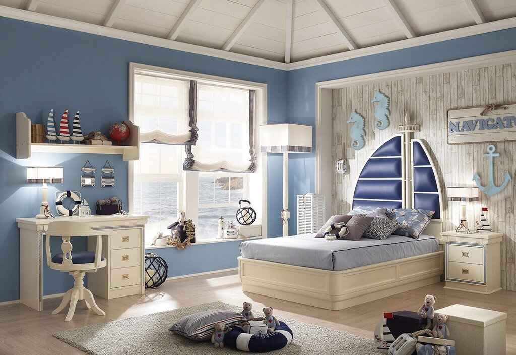 Children's furniture in a nautical style 38 фото