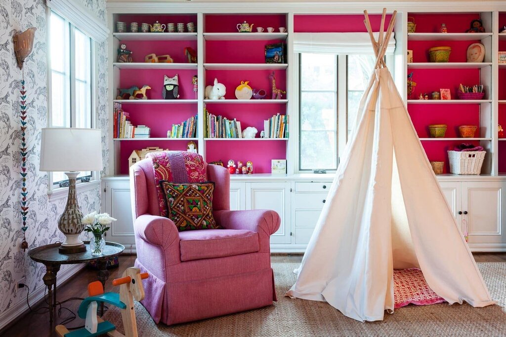 Children's room in boho style