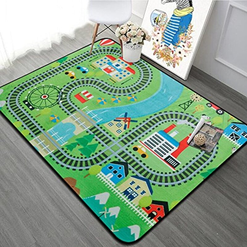 Children's rug with roads 37 фото