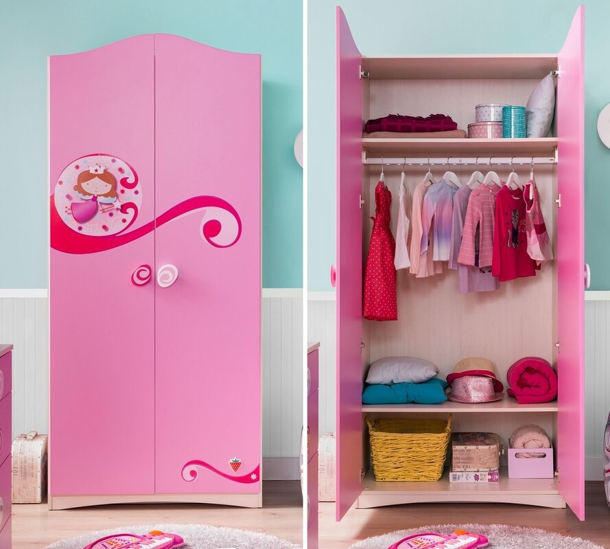 Children's wardrobe with sliding doors