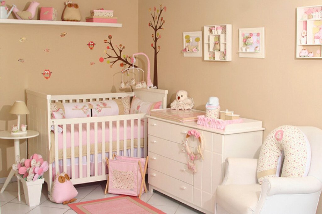 Children's corner for a newborn