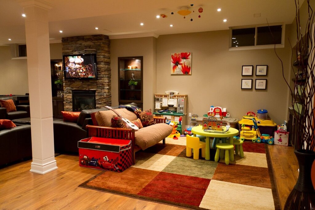 Children's corner in the hall