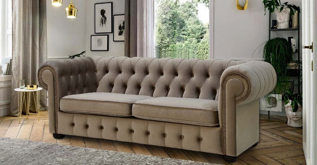 Chesterfield corner sofa