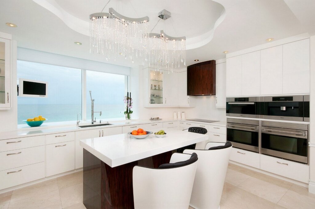 White kitchen design