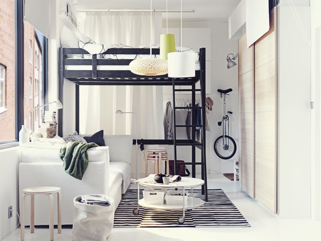 Interior design of a small apartment