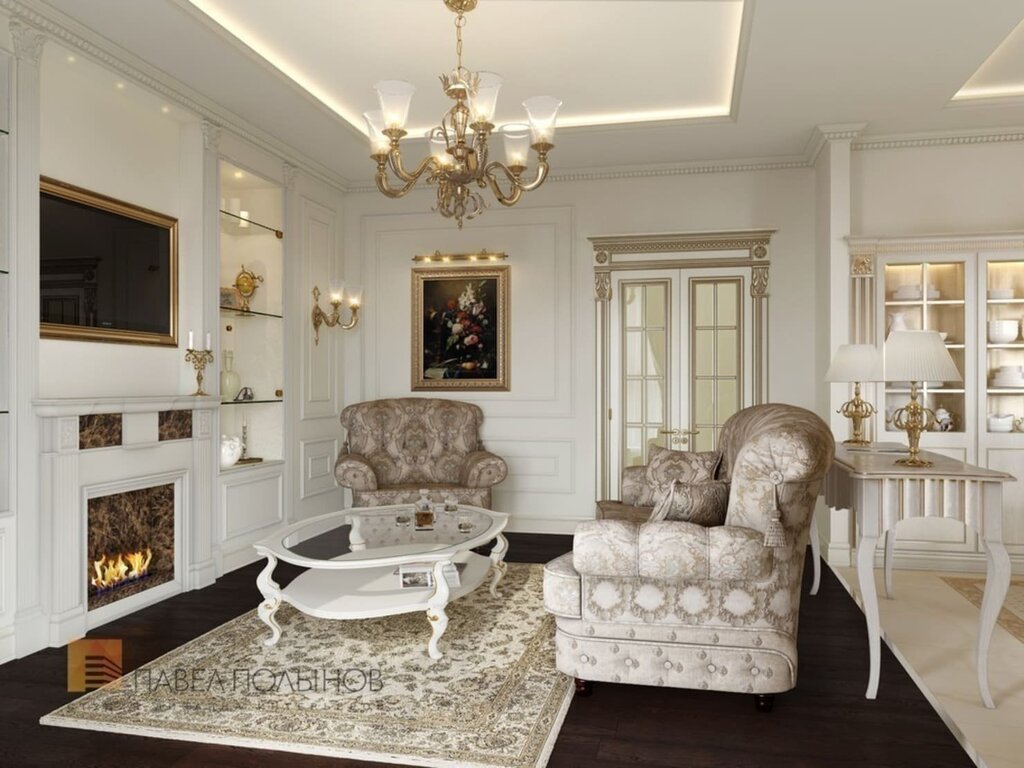 Interior design in a classic style