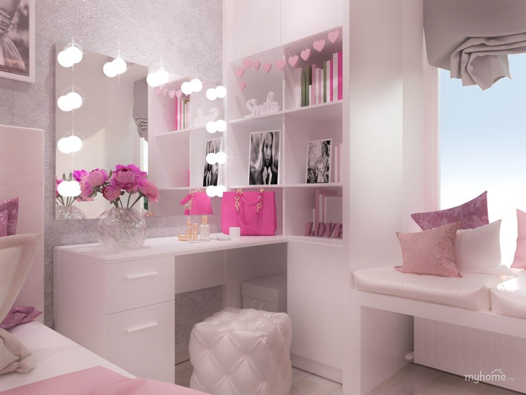 A room design for a young woman