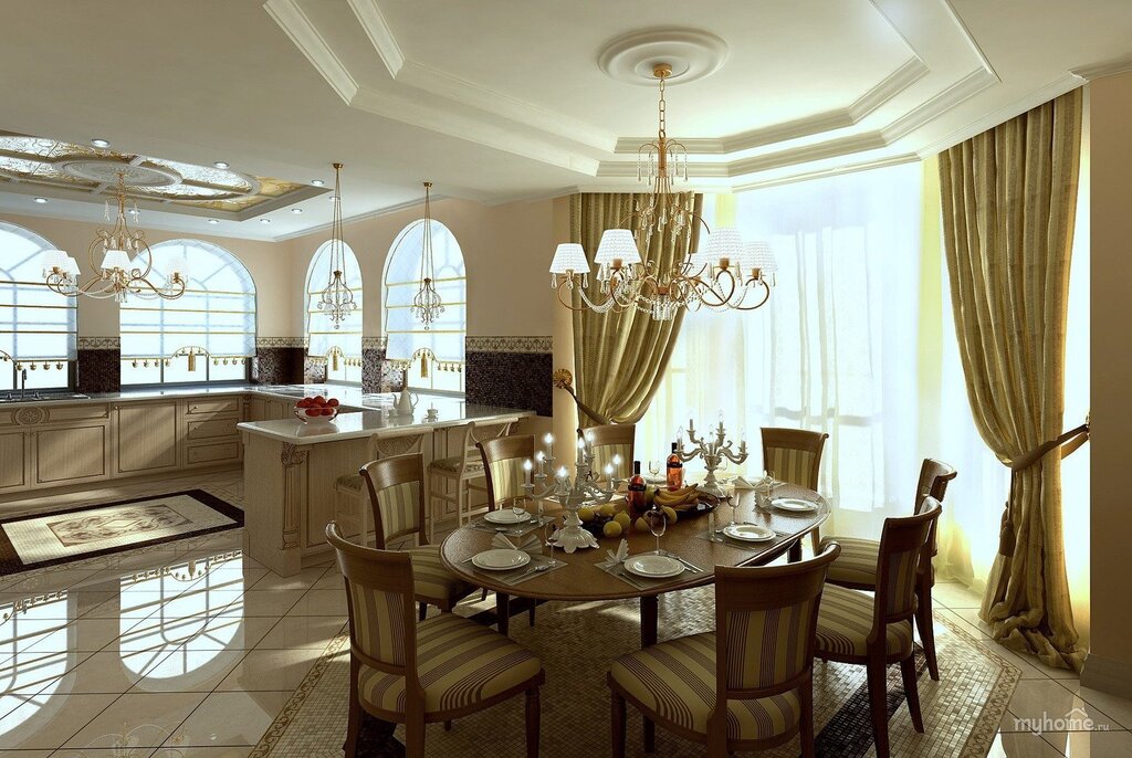 Kitchen dining room design