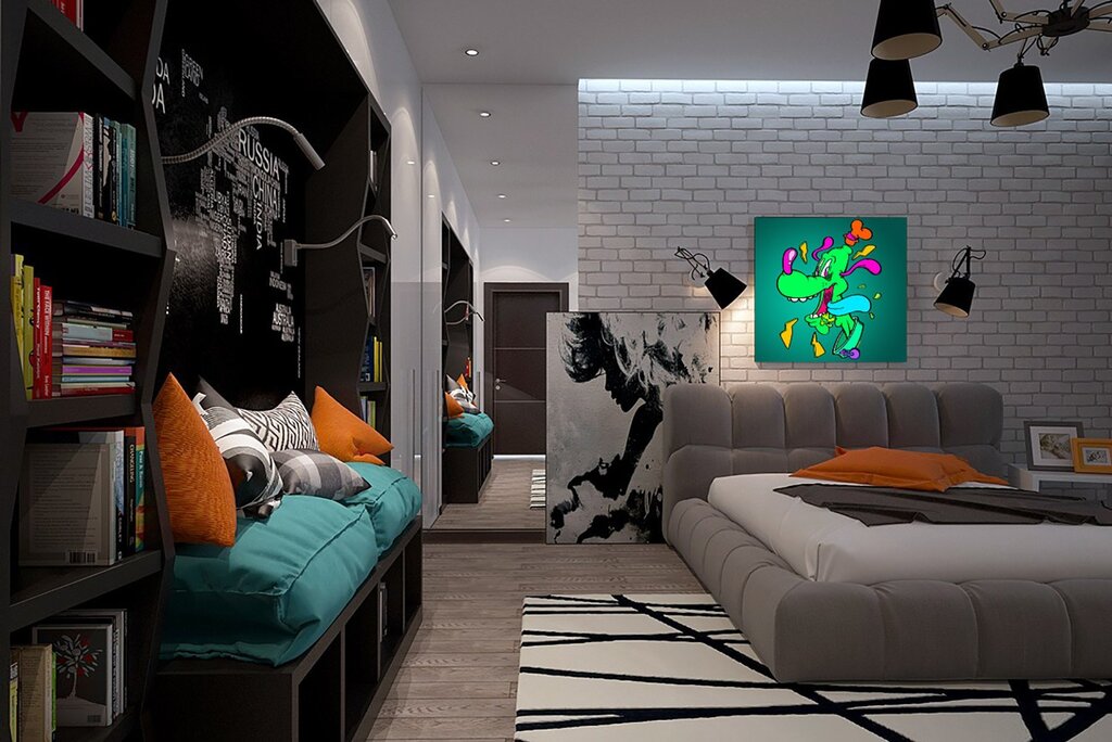 Design of a teenage room