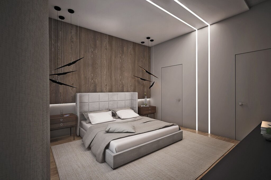 Bedroom design in a modern style