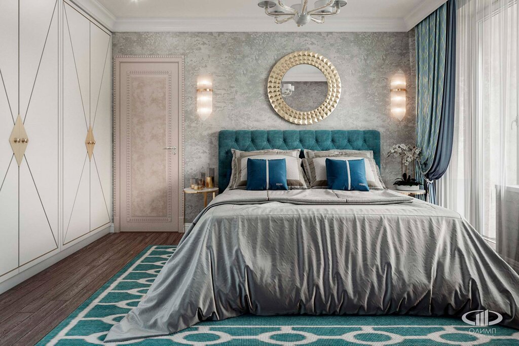 Art Deco style bedroom design