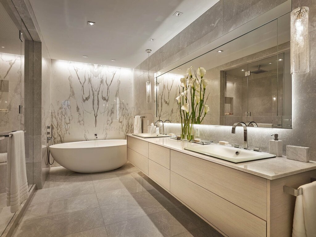 Bathroom design in a modern style