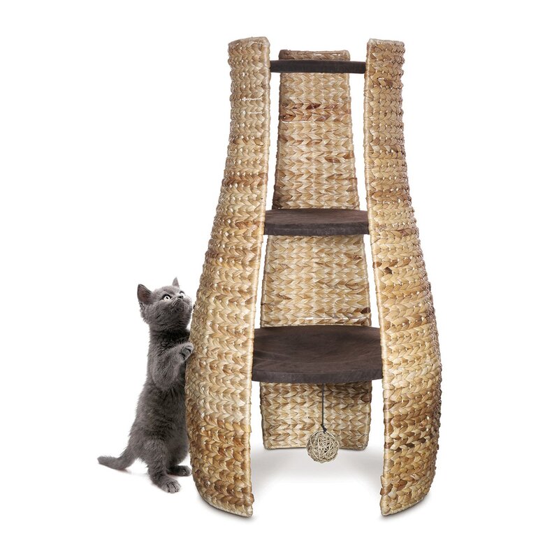 Designer scratching posts for cats