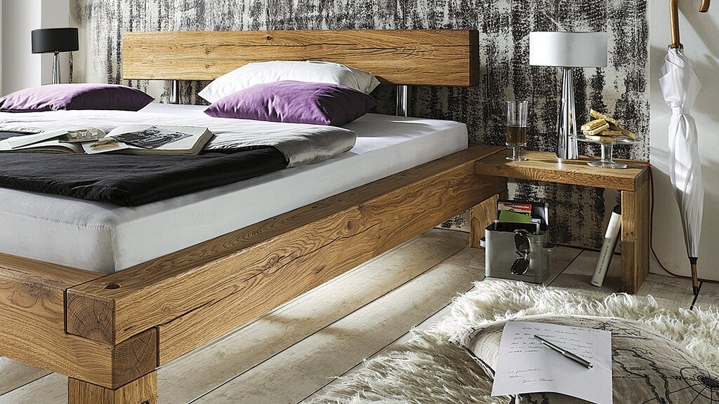 Designer wooden beds