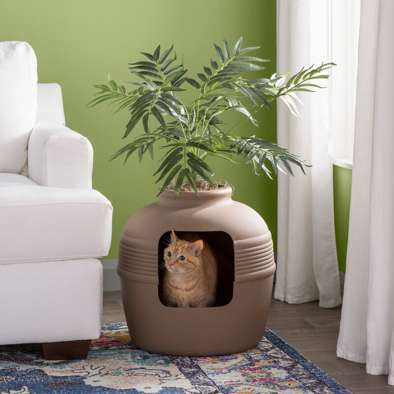 Designer litter boxes for cats