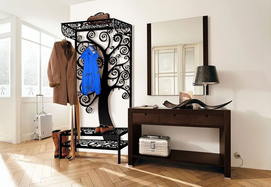 Designer coat racks for the hallway