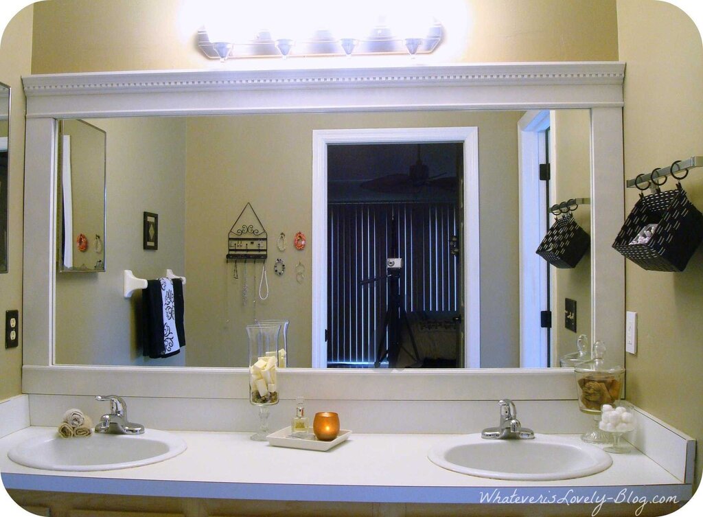 Designer mirrors for the bathroom