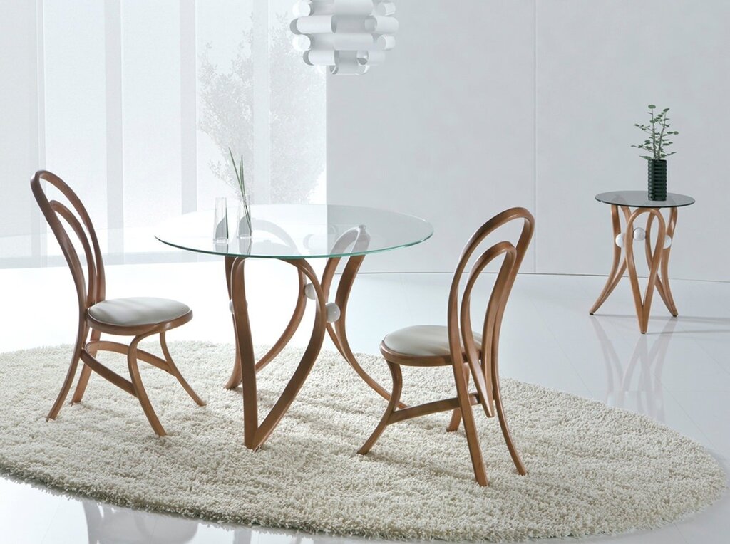 Designer round dining table