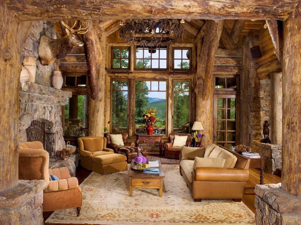 House in a rustic style