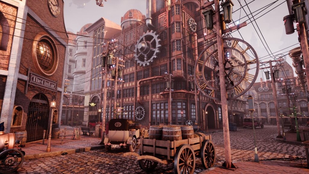 House in steampunk style