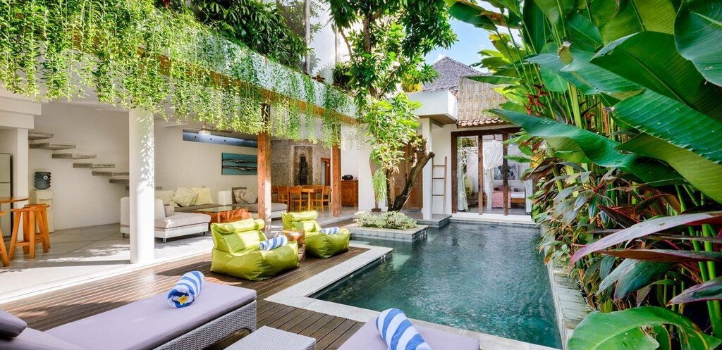 A house in tropical style