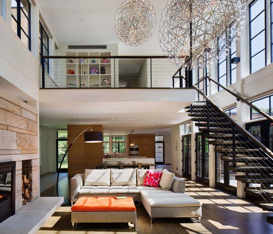 Houses with high ceilings