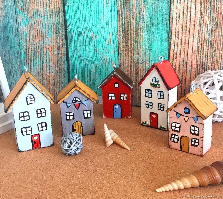 Decorative wooden houses