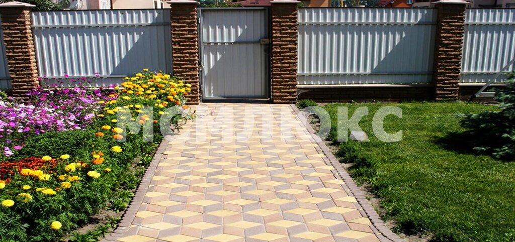 A path made of tiles