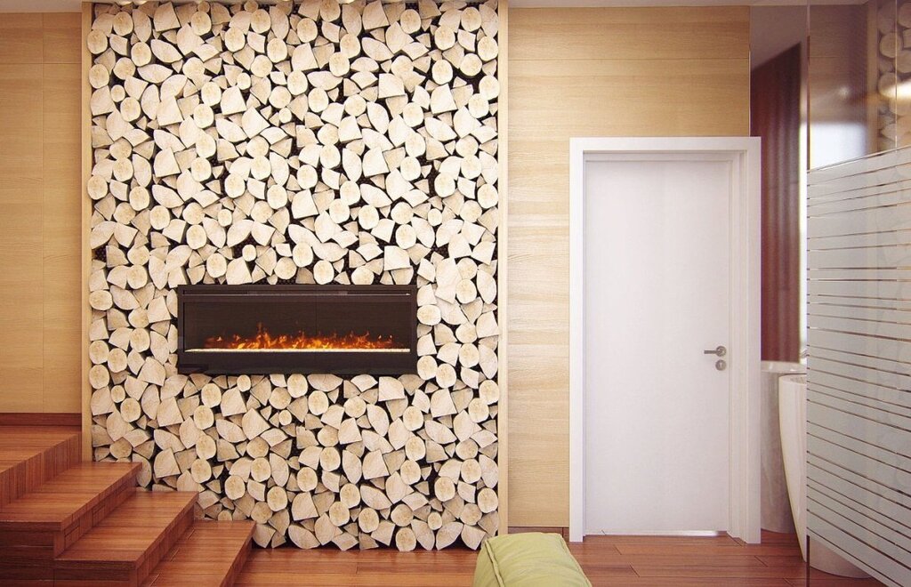 Firewood in the interior