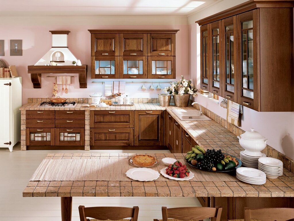 Oak kitchen