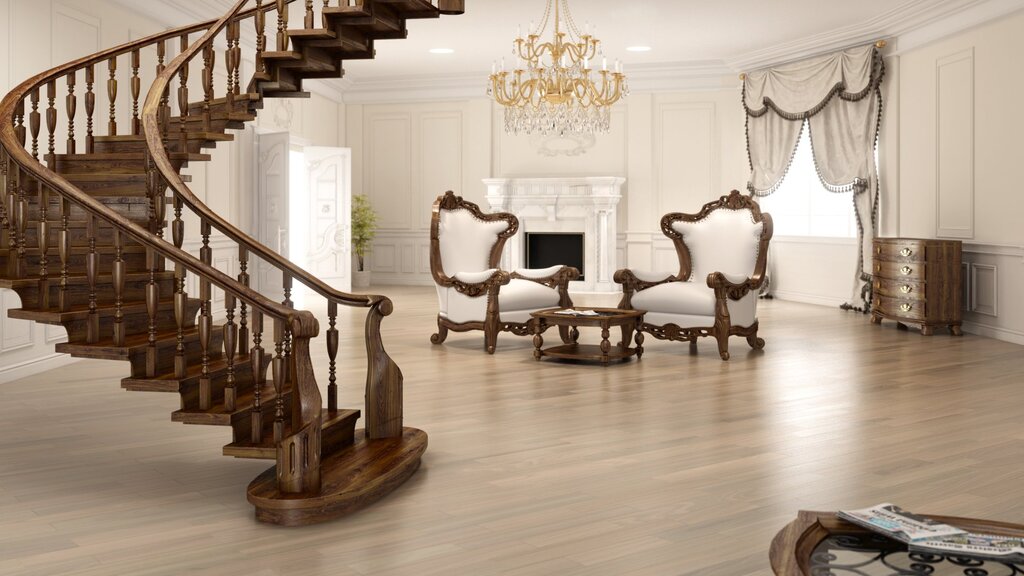 Oak staircase