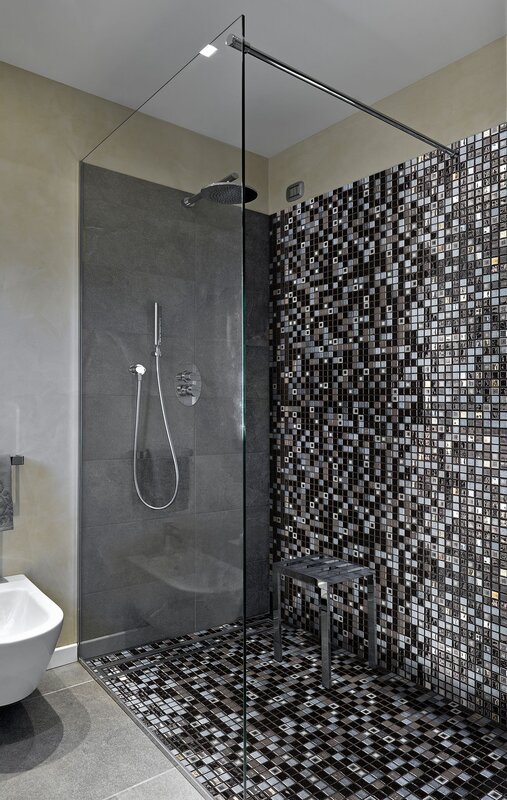 Mosaic shower