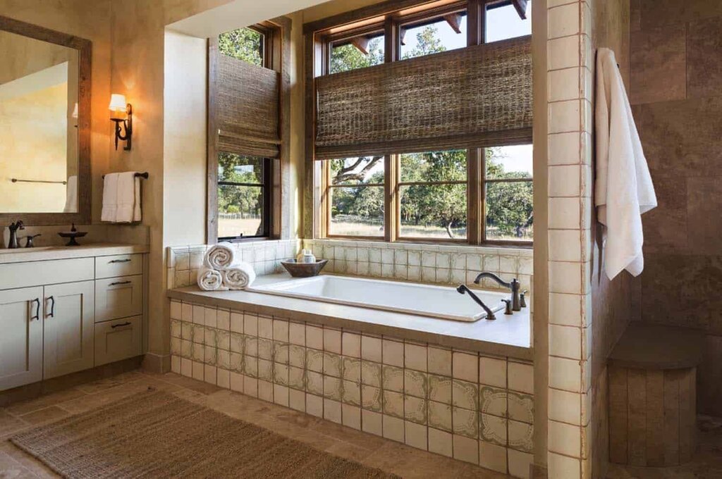 A country-style shower