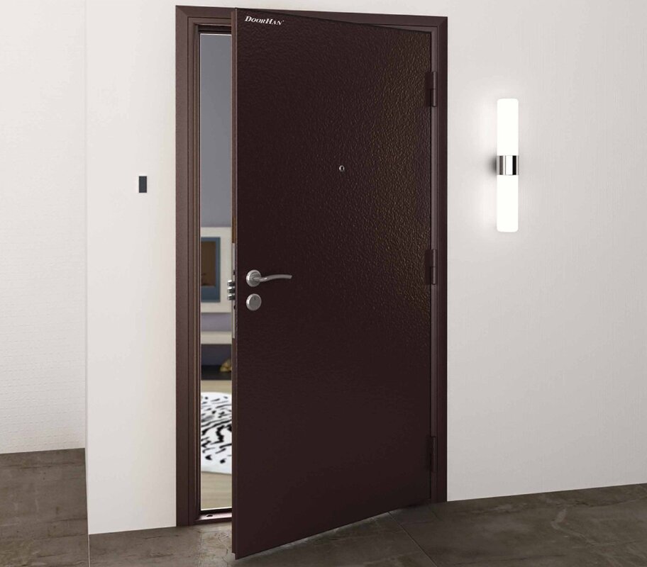 Economy metal door