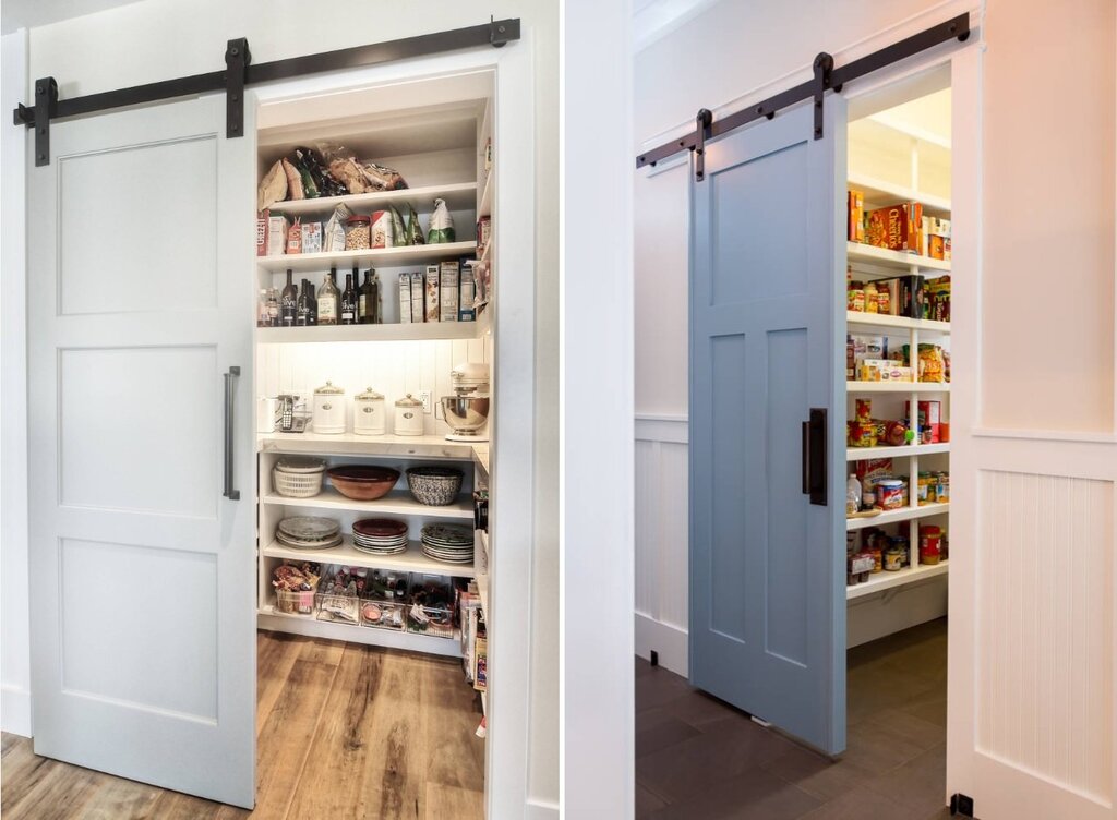 The door to the pantry