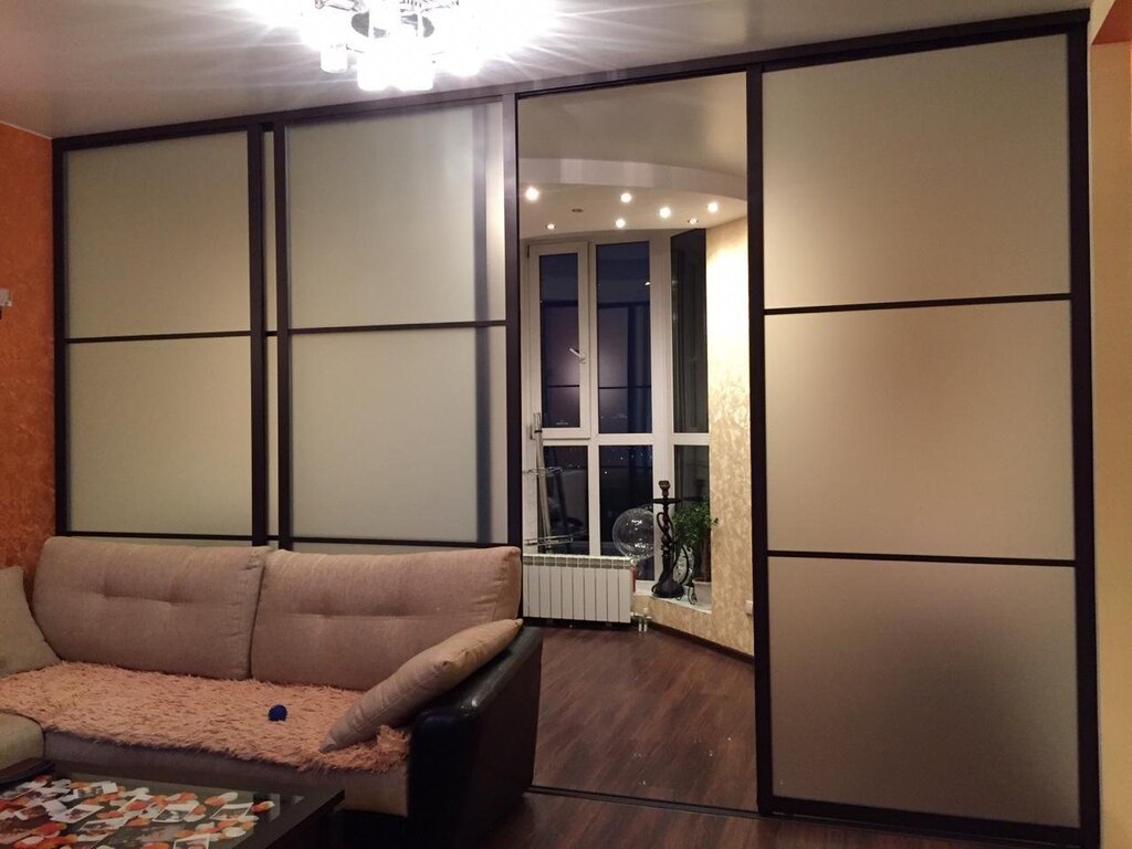 Sliding doors for room partitioning