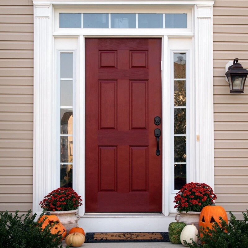 American-style doors