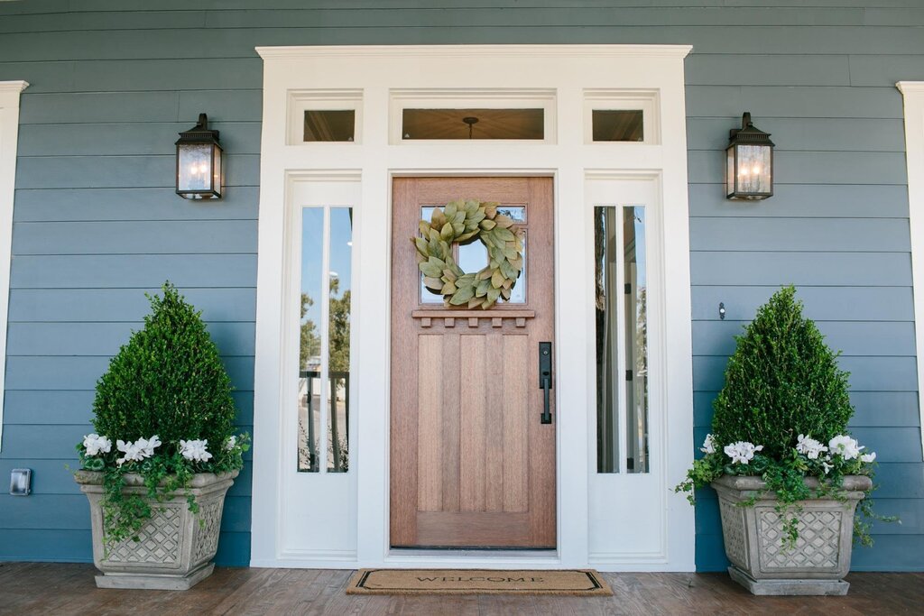 Doors to the cottage