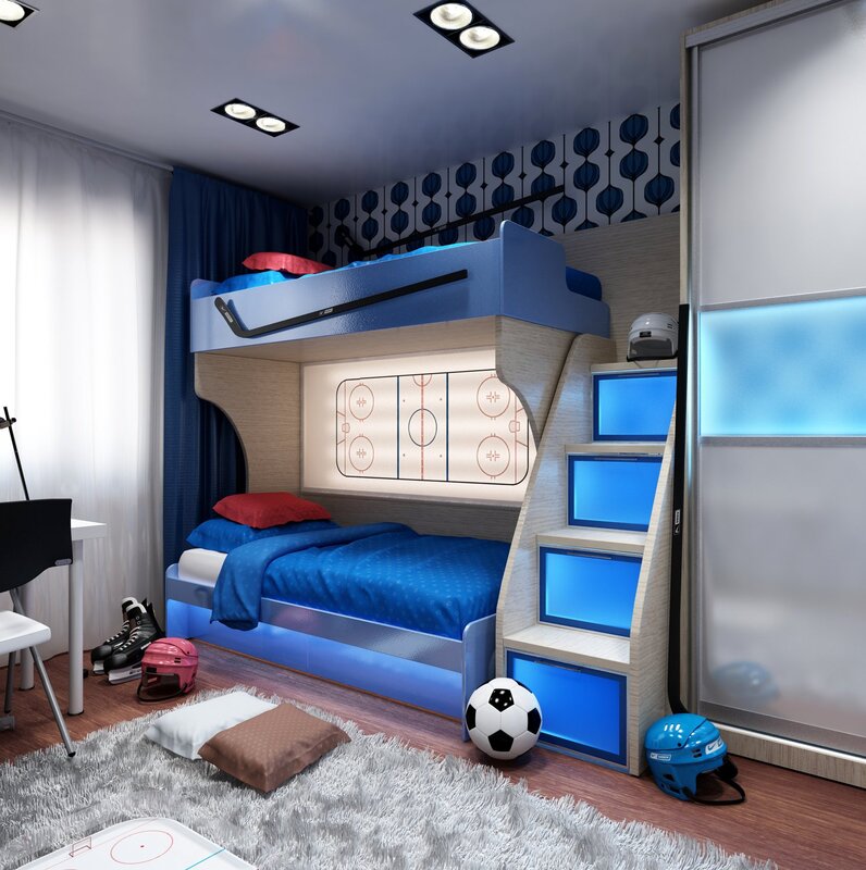 Bunk bed for boys