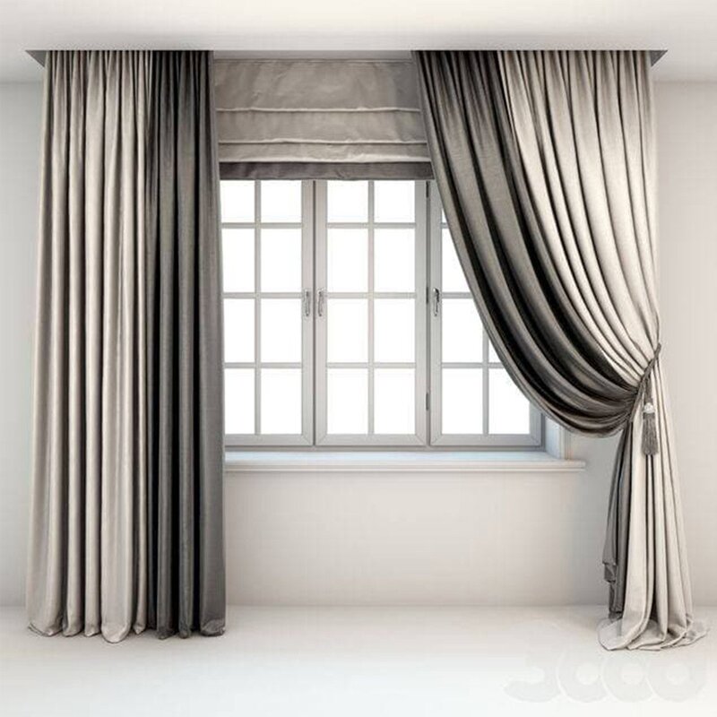 Two-layer curtains