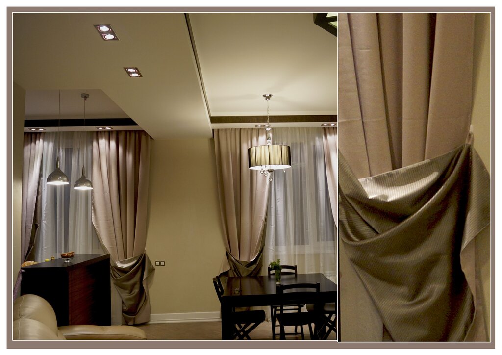 Double-sided curtains