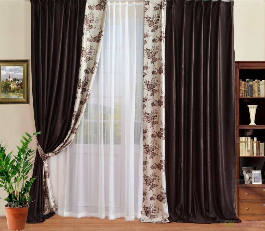 Two-tone curtains