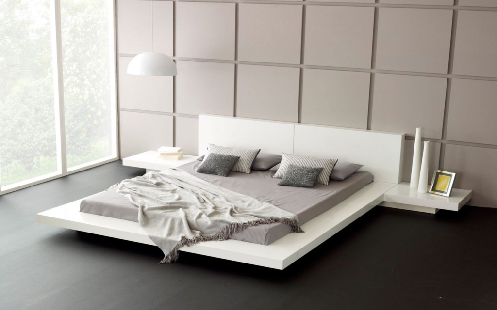 Double bed in Minimalist style