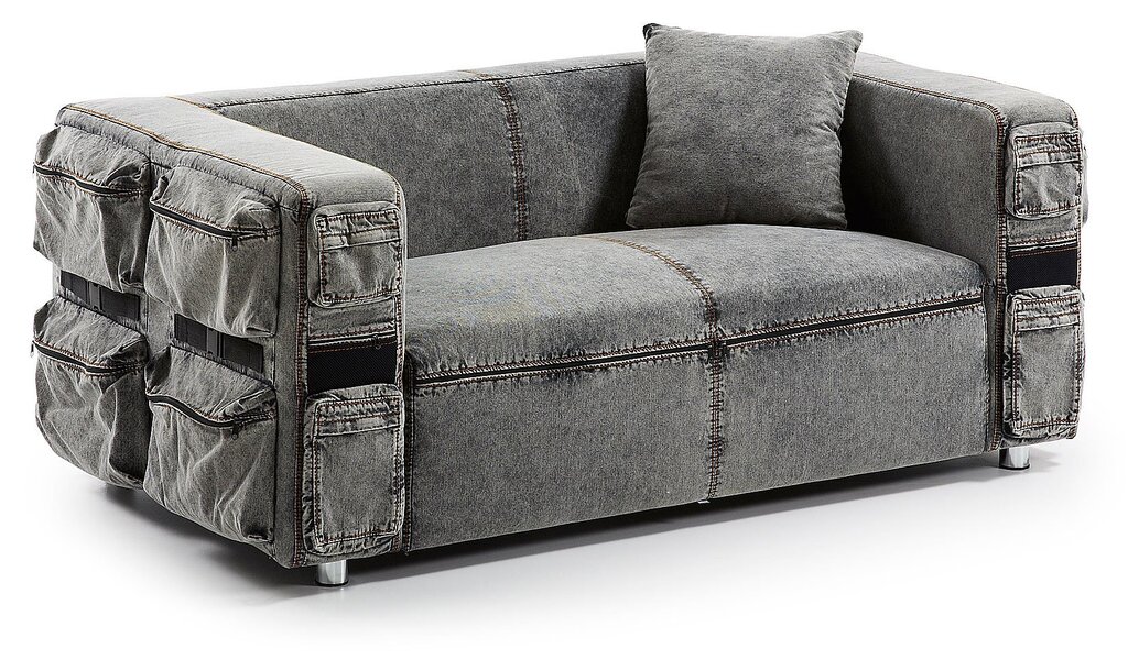 Denim sofa