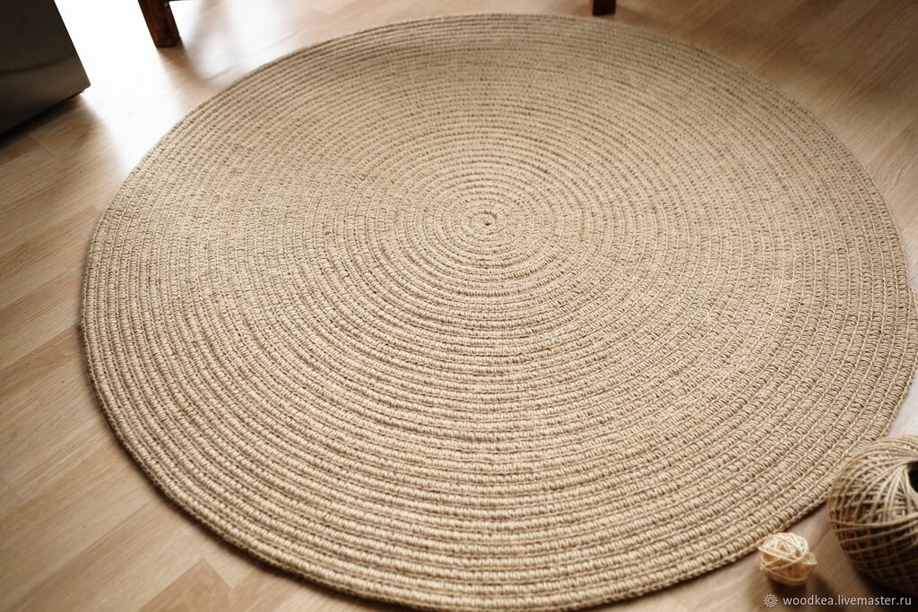 Jute rugs for the floor 37 фото