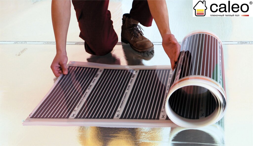 Electric underfloor heating under linoleum 34 фото